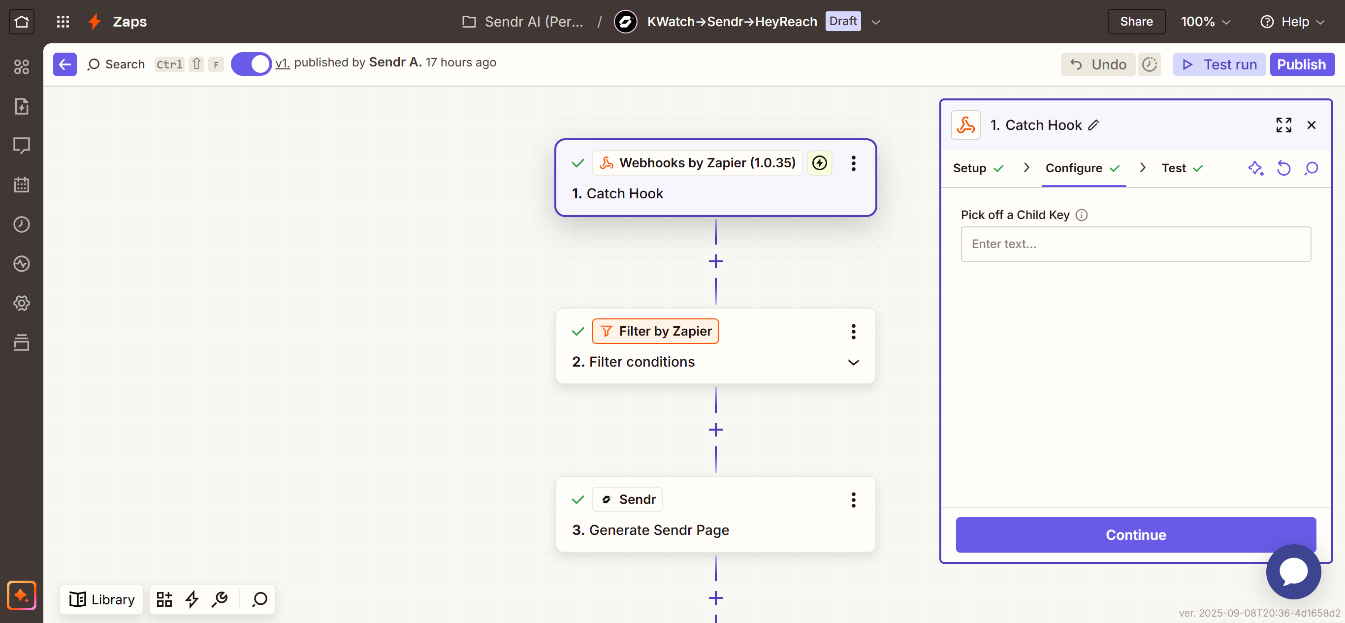 Select Webhook
