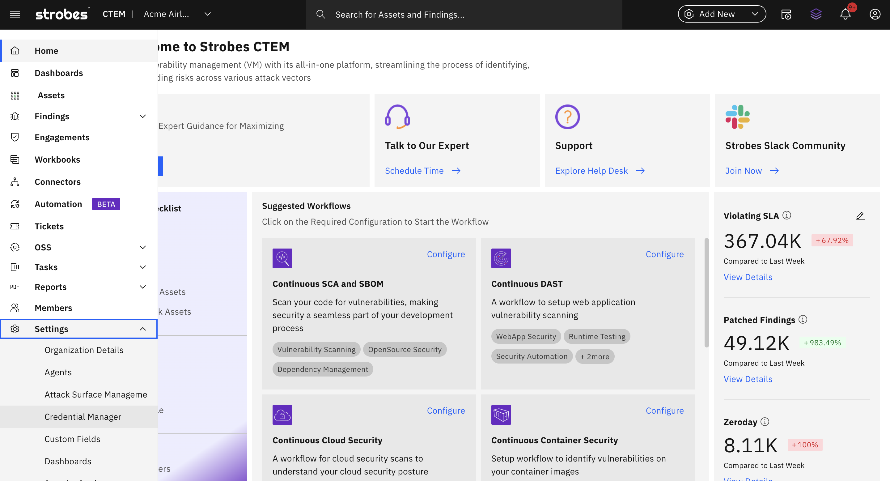 Manage and update your credentials here for enhanced security and access control.