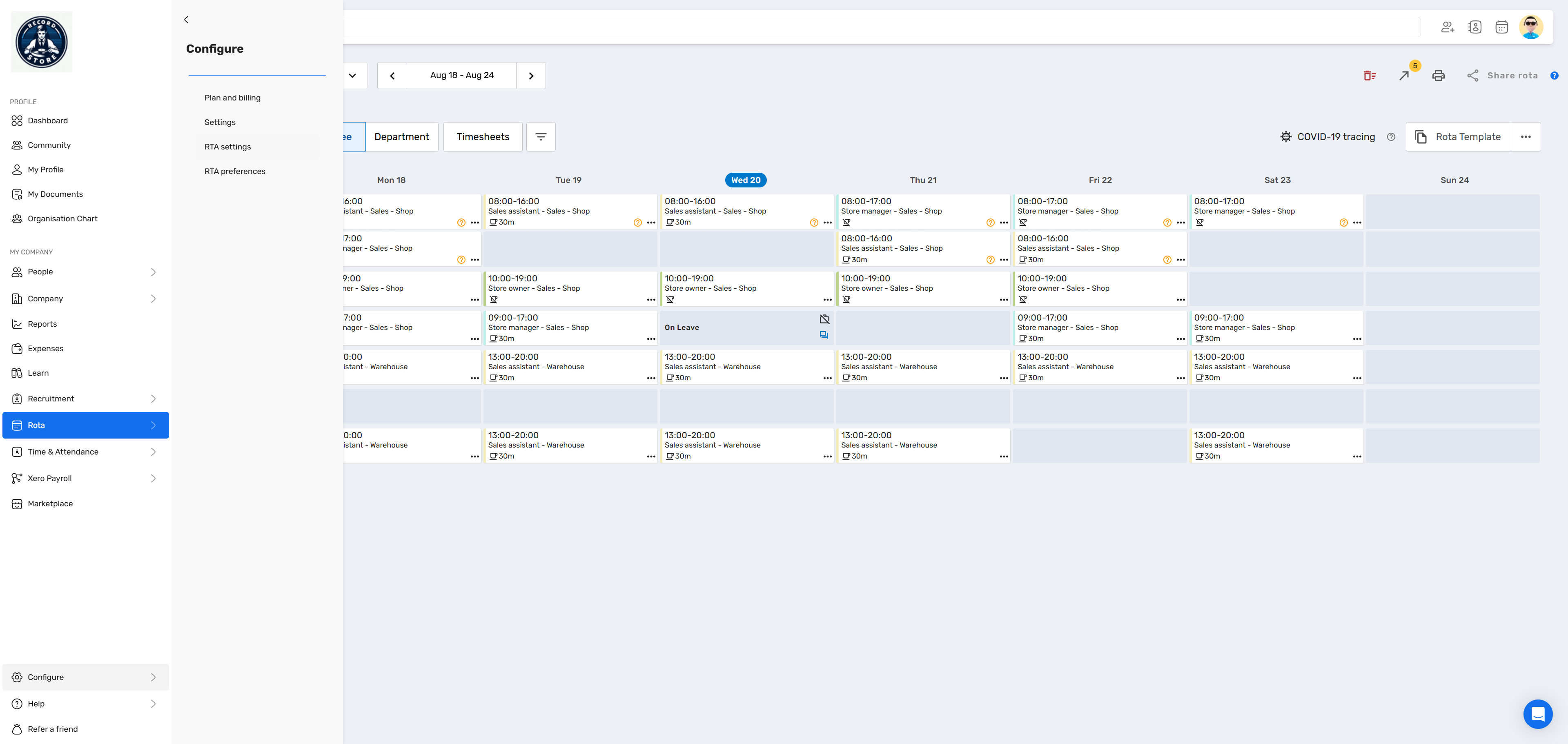 Select **'Configure'**