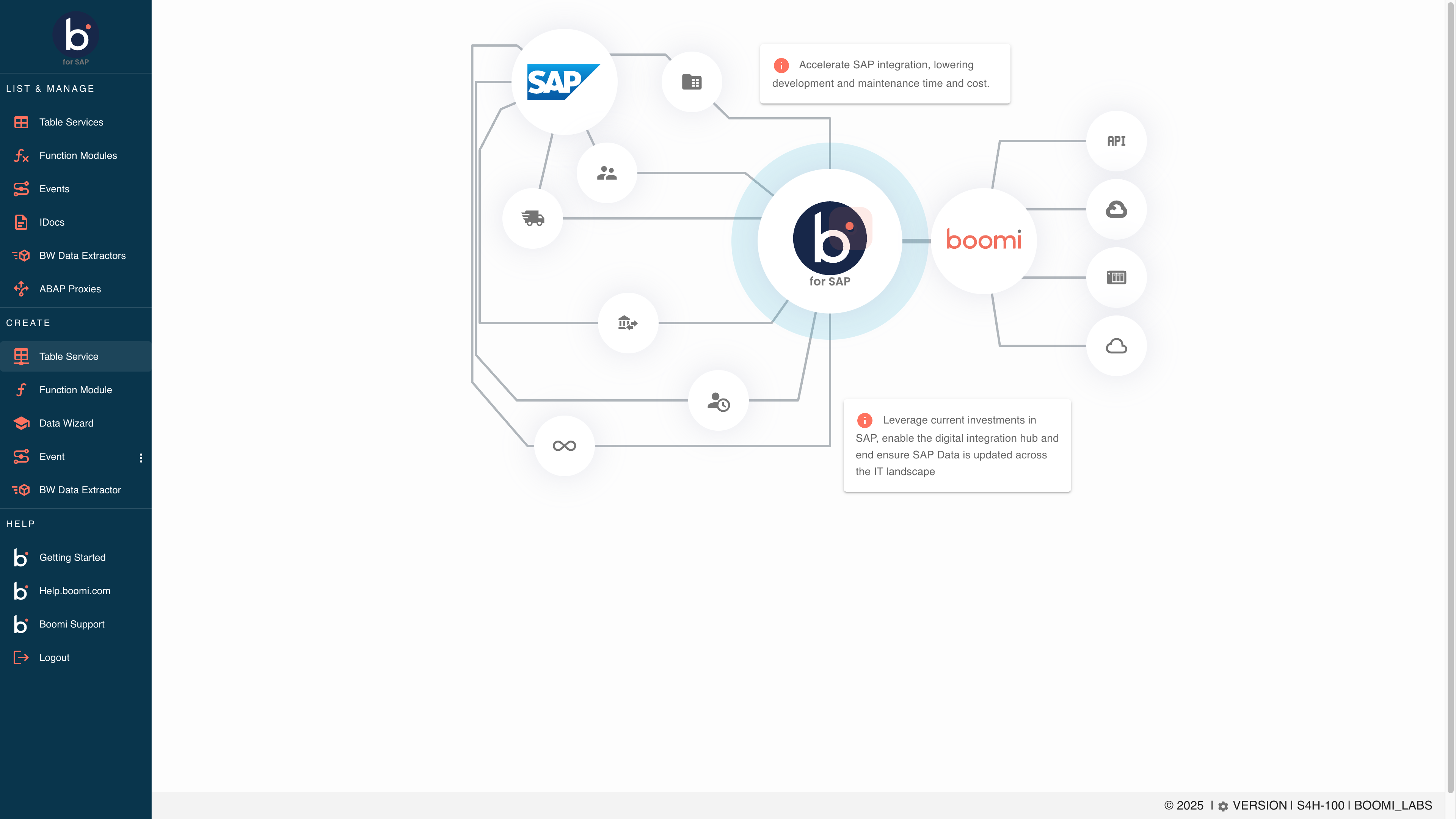 First, we'll need to select which tables we want to replicate in **Boomi for SAP**.