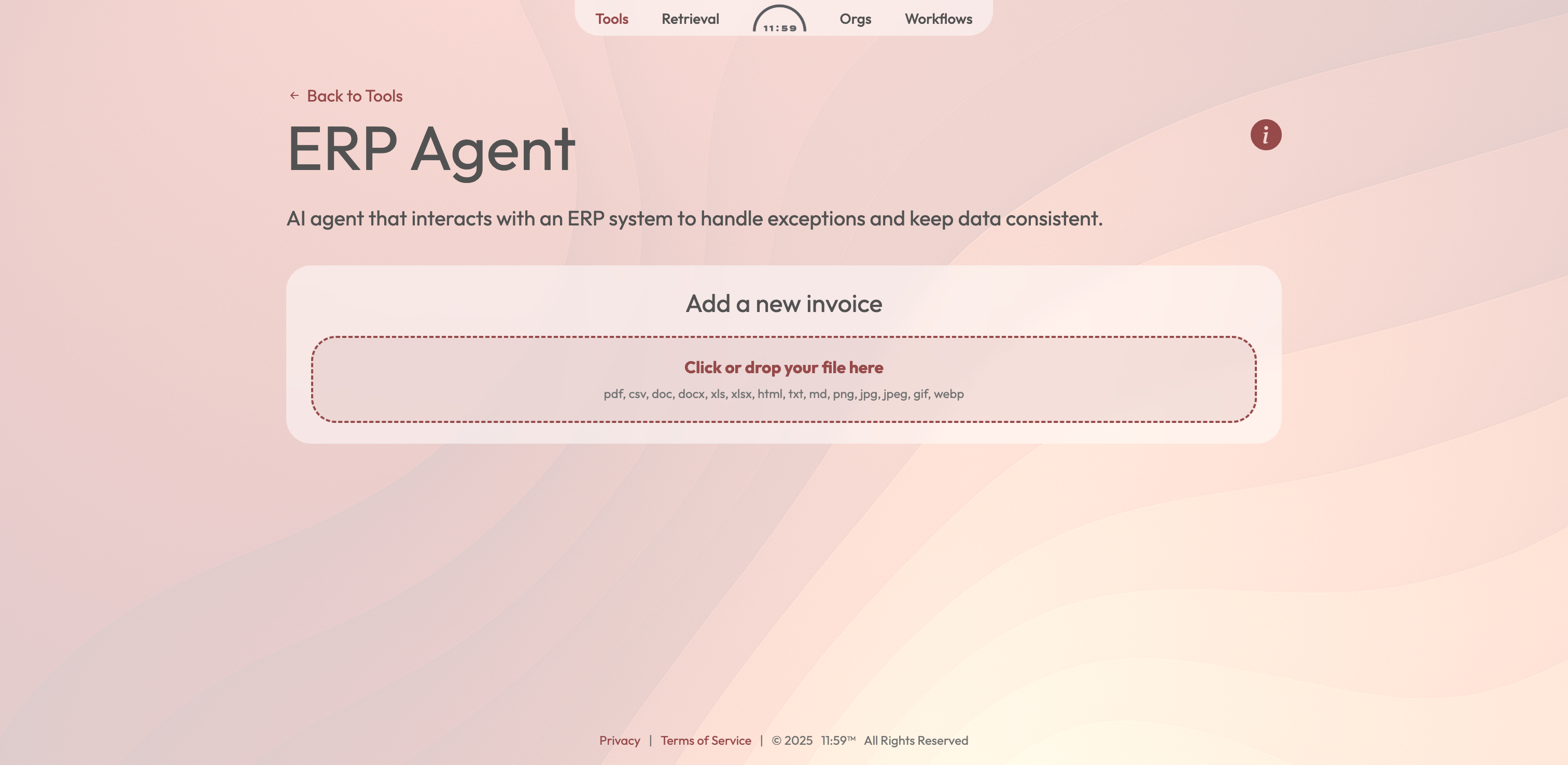 Let's see how we can use agents to manage exception handling in an ERP system.