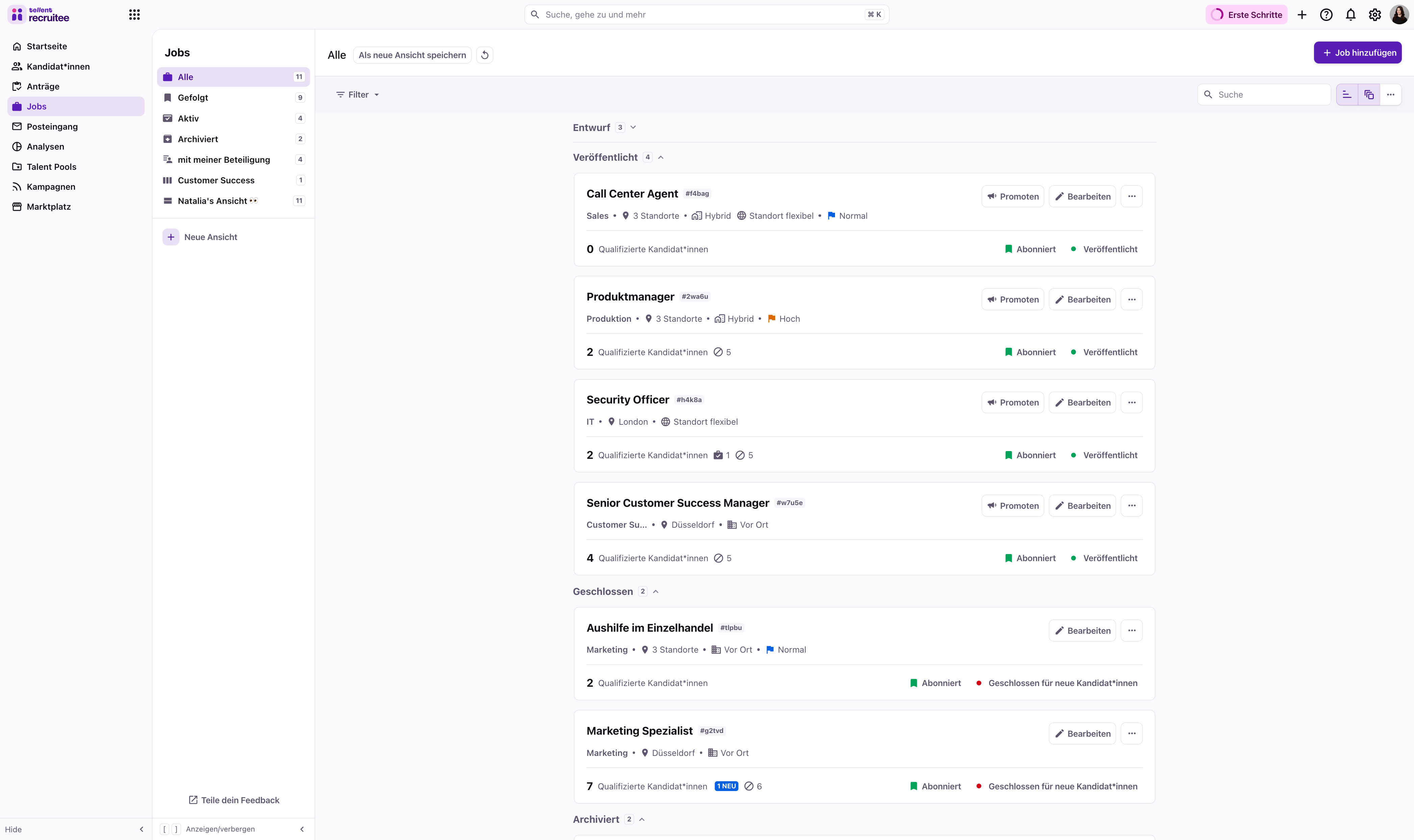 Gewinnen Sie wertvolle Zeit zurück, indem Sie wiederkehrende Aufgaben auf Autopilot stellen - mit **Prozessautomatisierungen**. 🪄

Erstellen Sie maßgeschneiderte Automatisierungen mit bedingungsabhängiger Logik und flexiblen Aktionen direkt in Ihrem Einstellungsprozess.