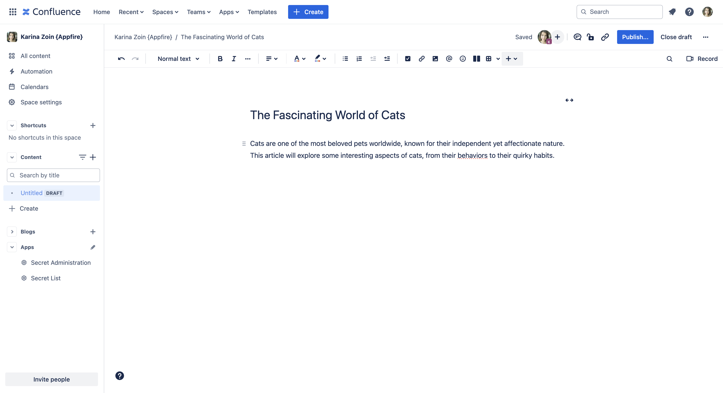 Adding content to tabs in your Confluence pages is a breeze with Composition Tabs. 
Let's give it a try!