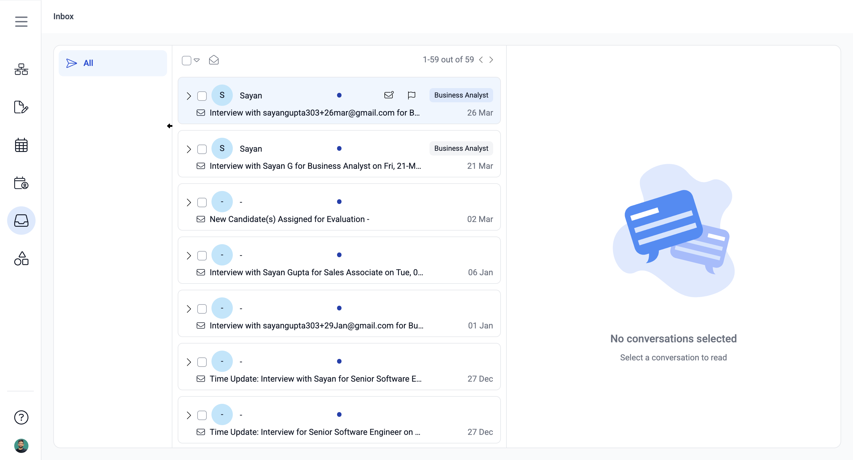 Click on the card to dive deeper into the intricacies of notifications against the candidate
