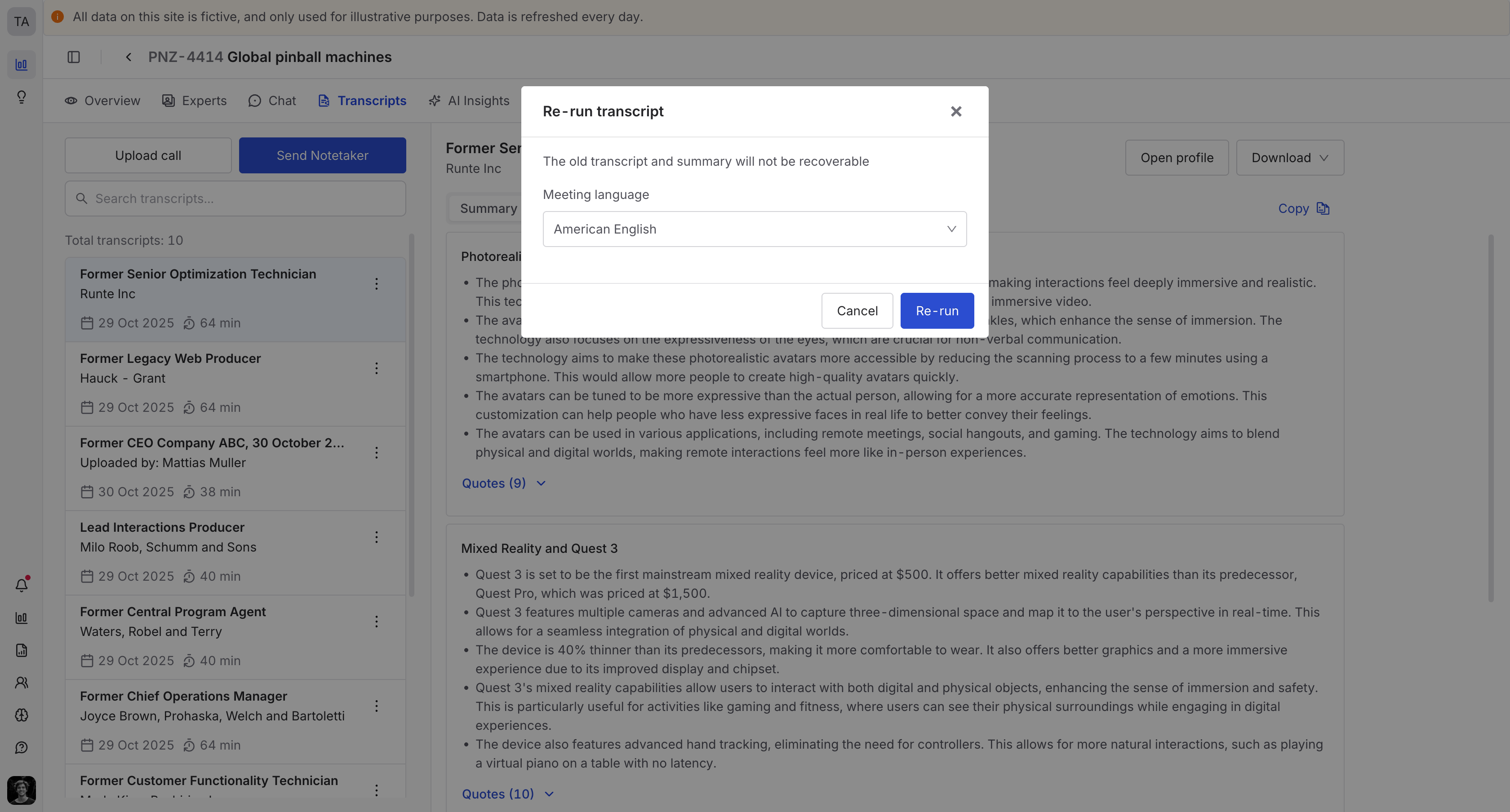Set the correct language