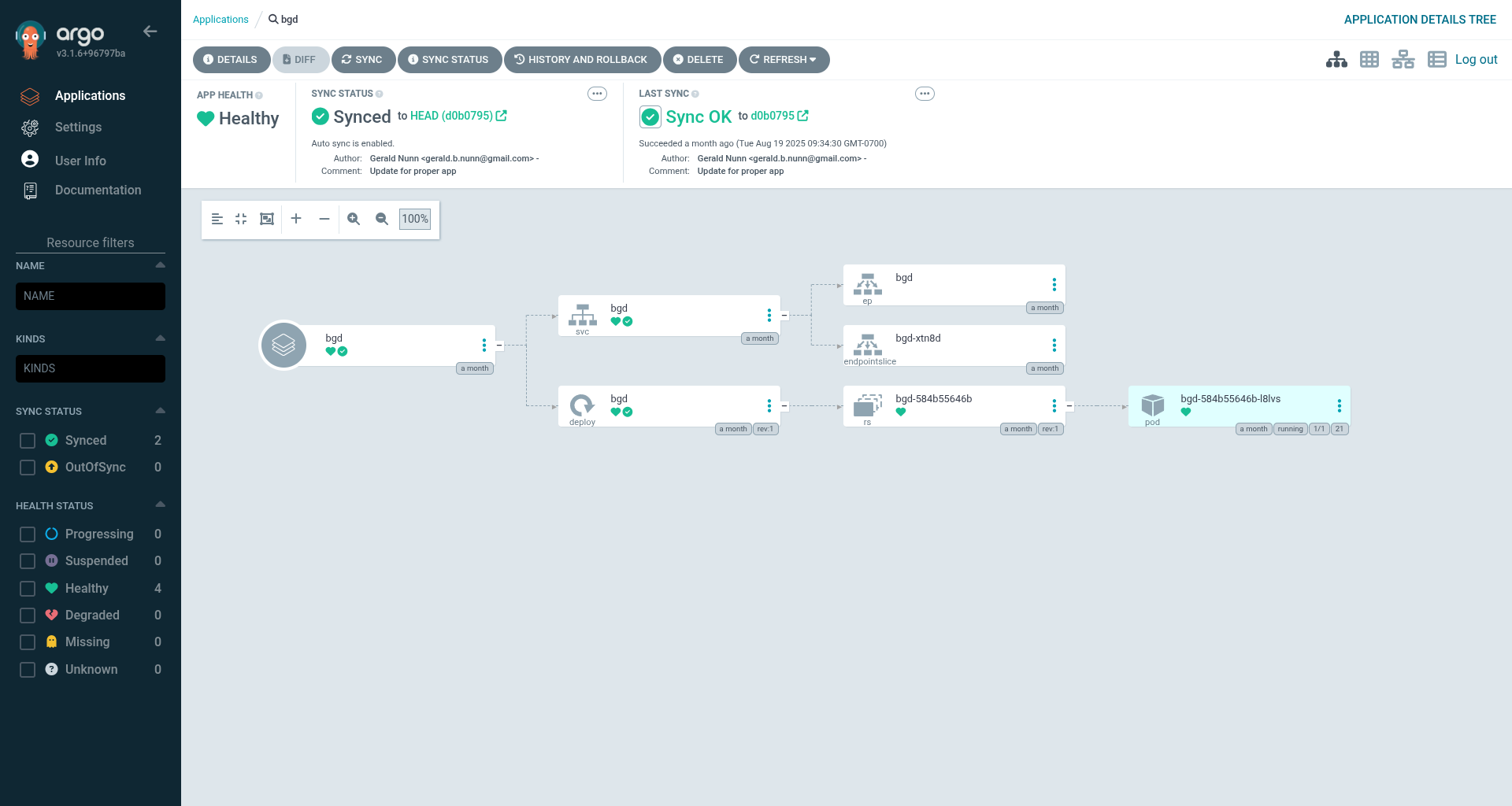 Click on the resource to view the details including the Assistant.