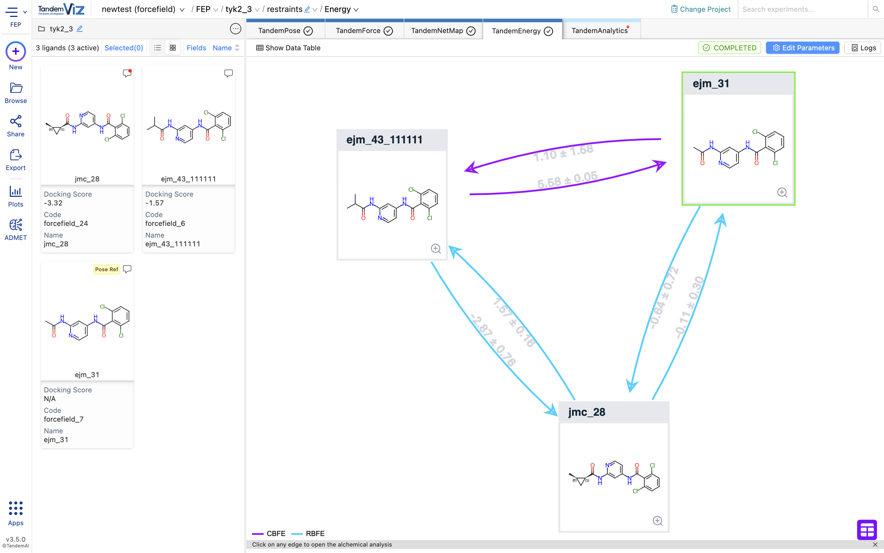 Restraints can now be imported and exported