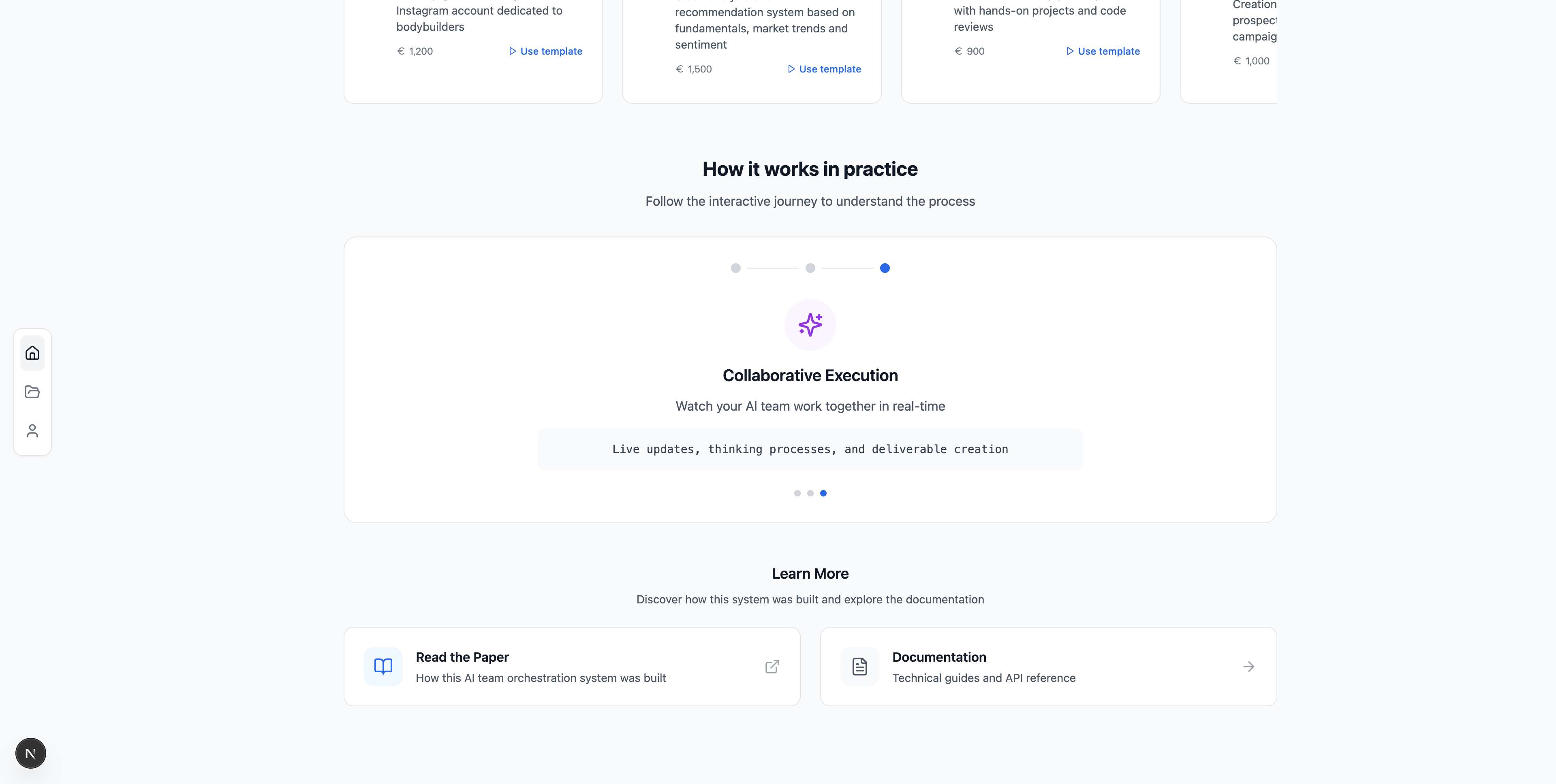 Navigate to documentation to discover technical guides and practical insights that help you maximize the AI Team Orchestrator platform.