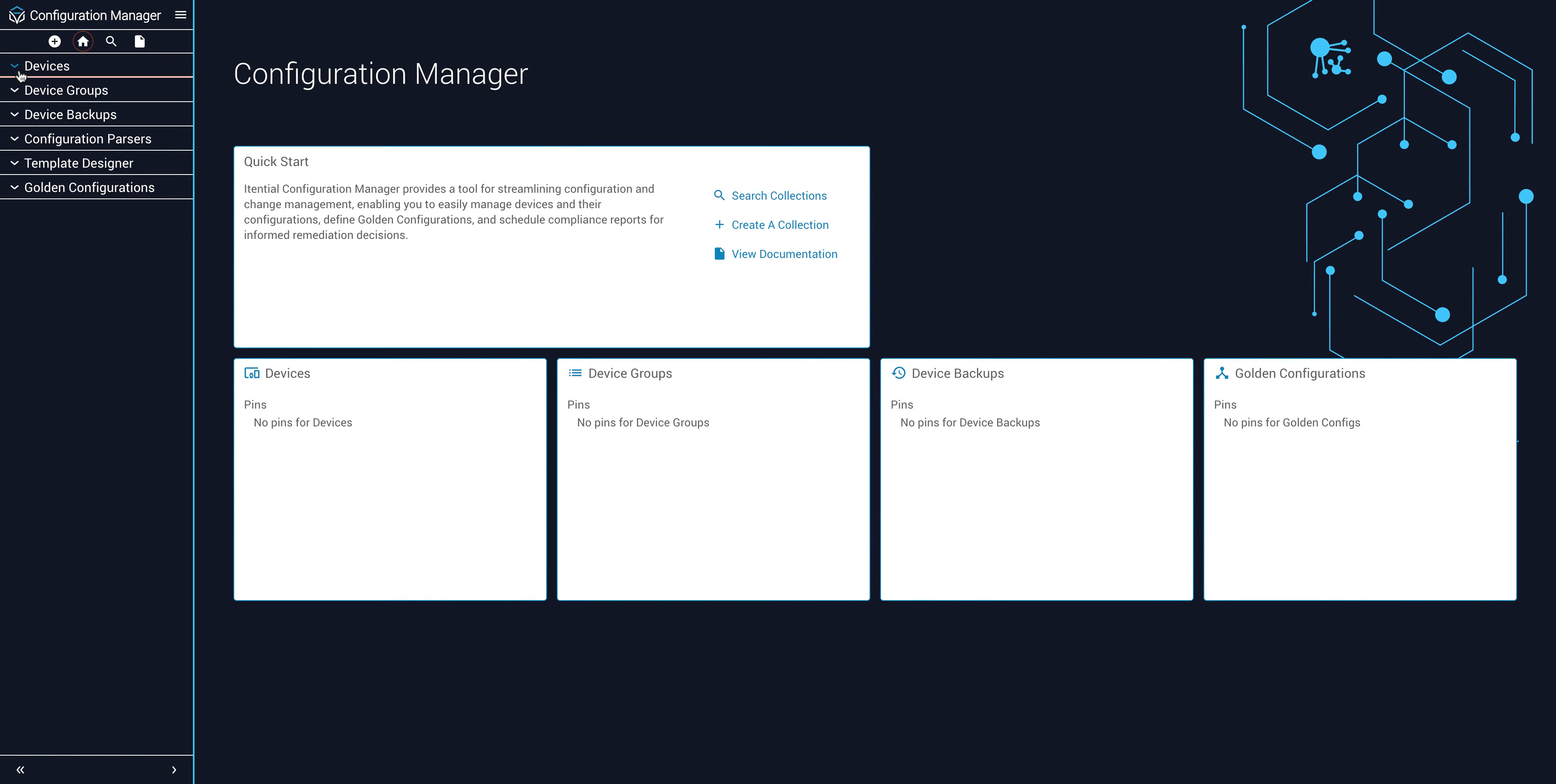 Itential supports traditional CLI network and firewall devices from any vendor, as well as modern API-managed services from cloud providers and controllers.

Under the Device dropdown, all of these devices are federated into one inventory.