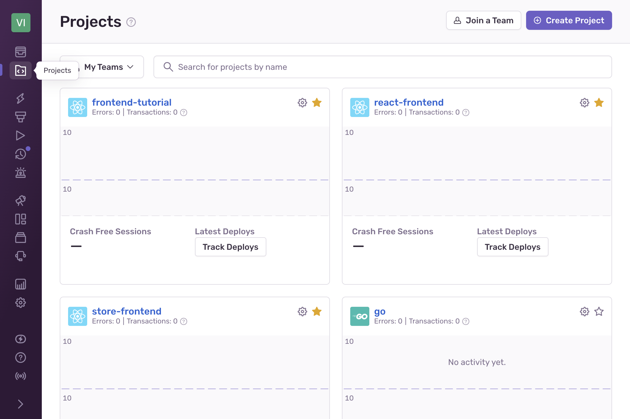 Open this project's settings.