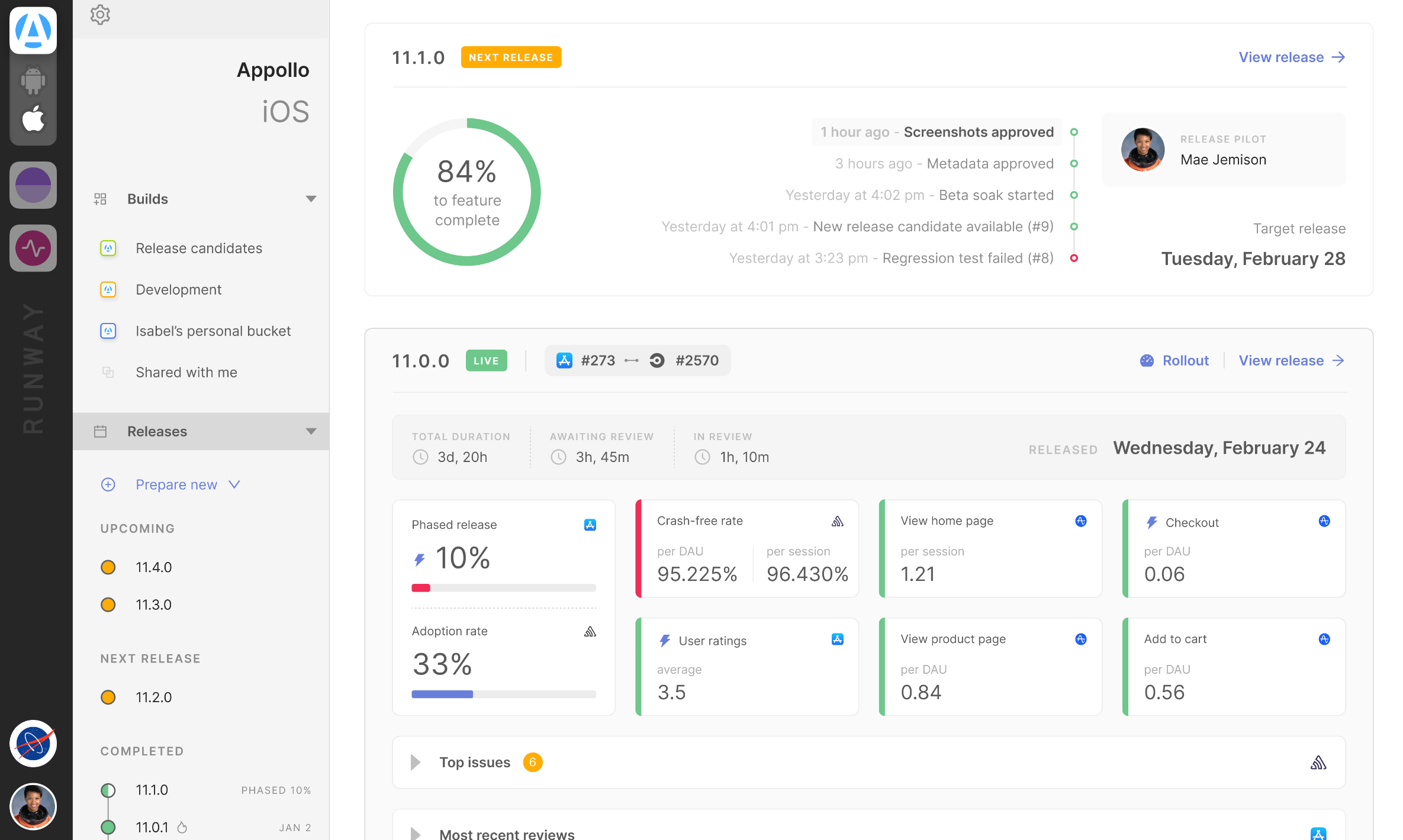 Coordinate work for an upcoming release