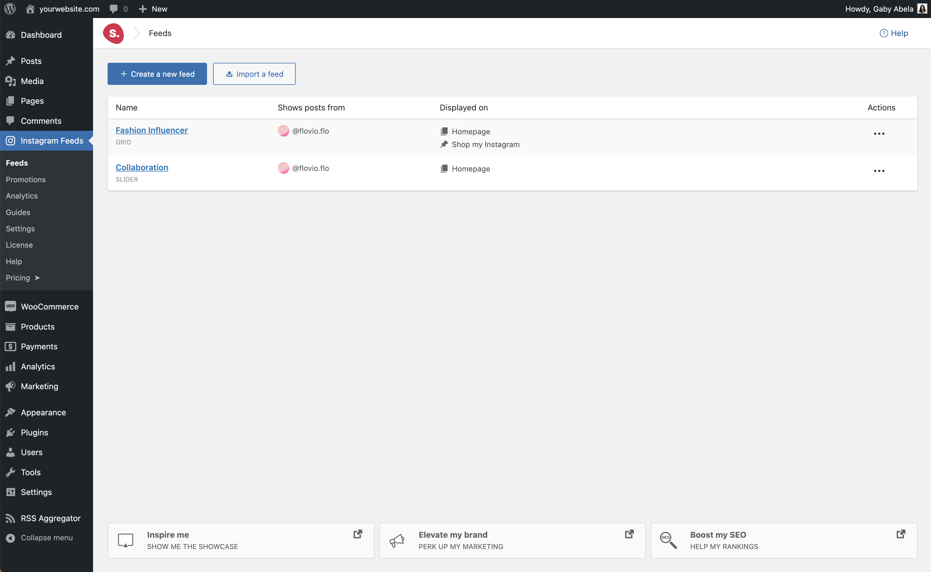 Create an Instagram feed with our interactive demo.