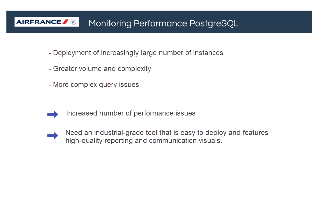 Industrializing performance monitoring becomes crucial for maintaining the efficiency and reliability of PostgreSQL systems.

👉 *Click to continue*