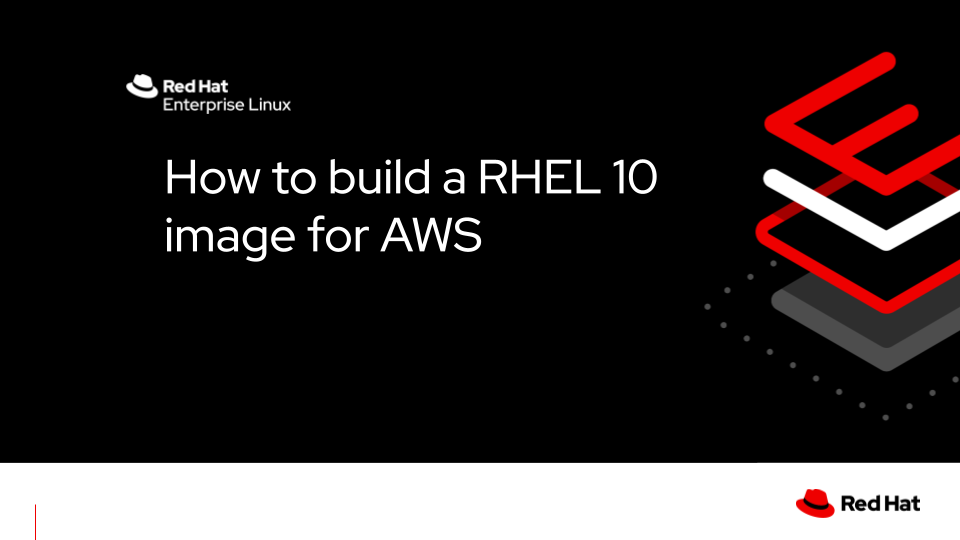 How to build a RHEL 10 Beta image for AWS with Insights Image Builder